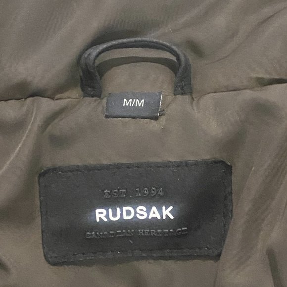 Rudsak Women's Brown Down Parka with Removable Fur - Picture 10 of 10